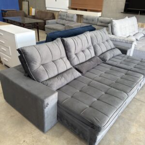 Sofá Retrátil e Reclinável 2.90 NOVO